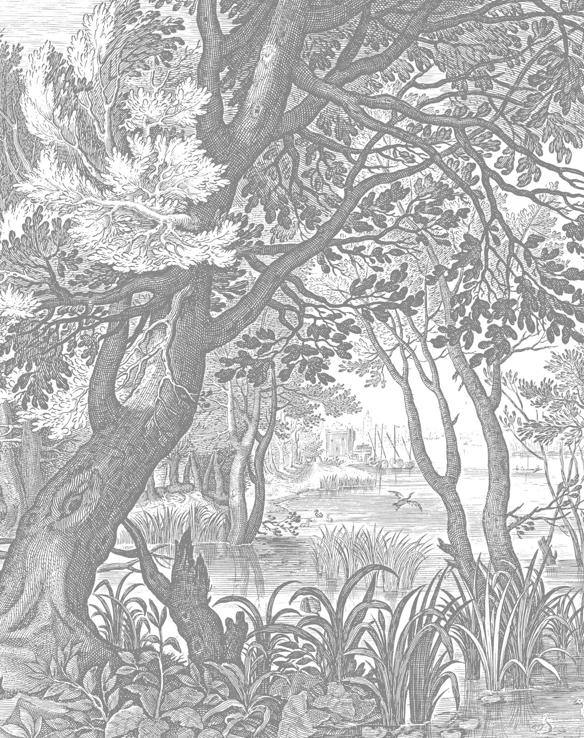 Wandbild Engraved Landscapes 4 - XS