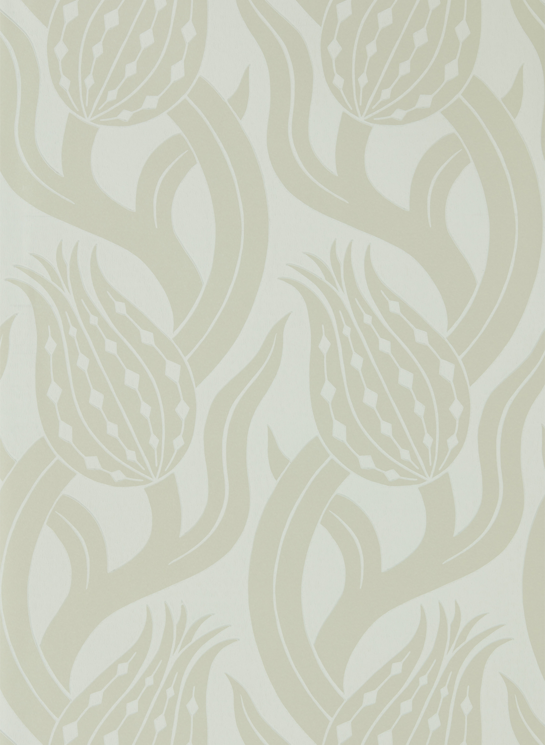 Tapete Persian Tulip - Silver
