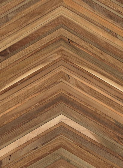 Tapete Timber Strips TIM-06 - Teak on Teak Chevron