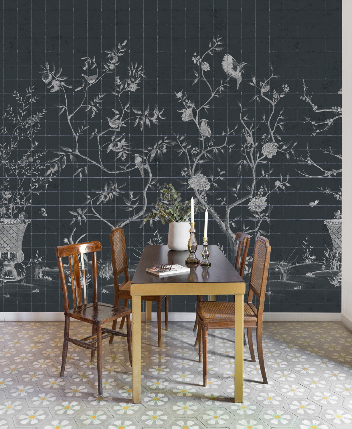 Wandbild Meihua - Coal