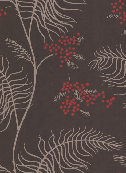 Tapete Mimosa - Rouge & Linen on Soot