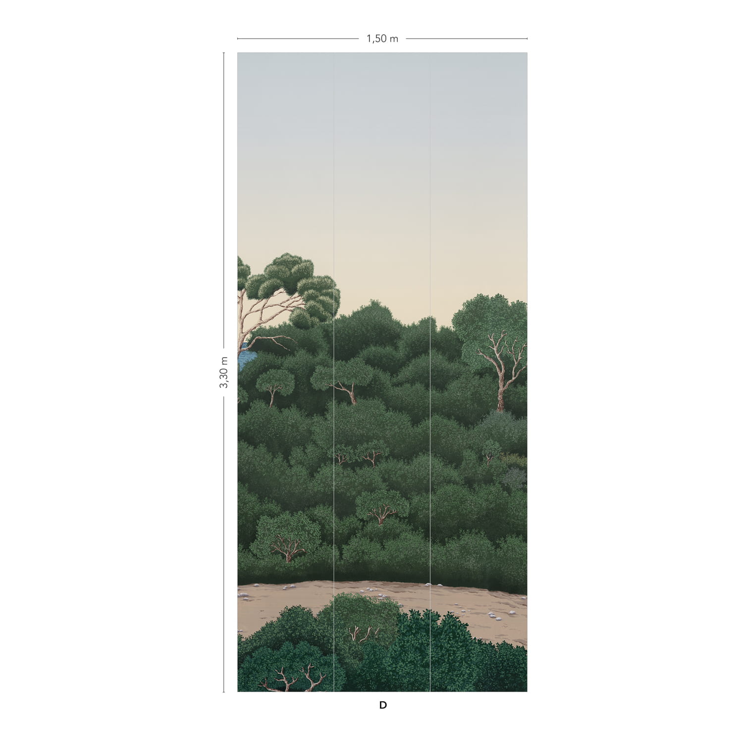 Wandbild Port Cros - Original Panel D