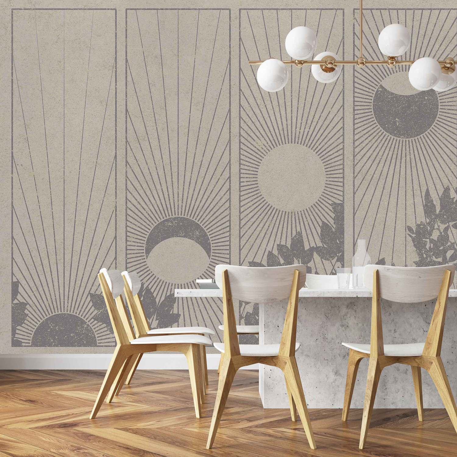 Wandbild Da Lat - Beige
