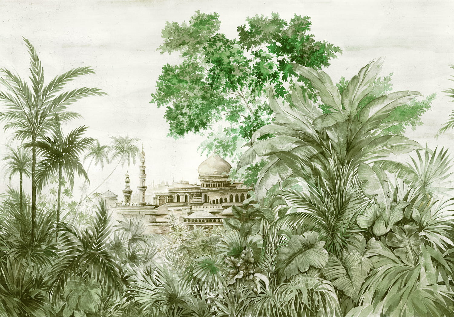 Wandbild Taj Mahal - Aloe