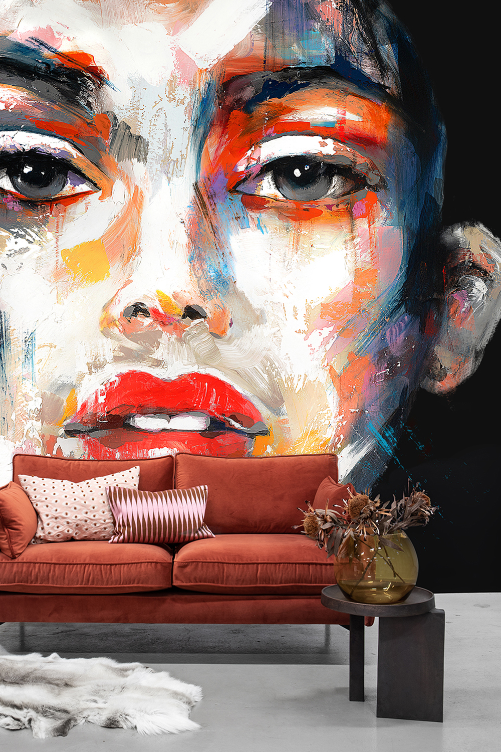 Wandbild Niko - Black Cherry