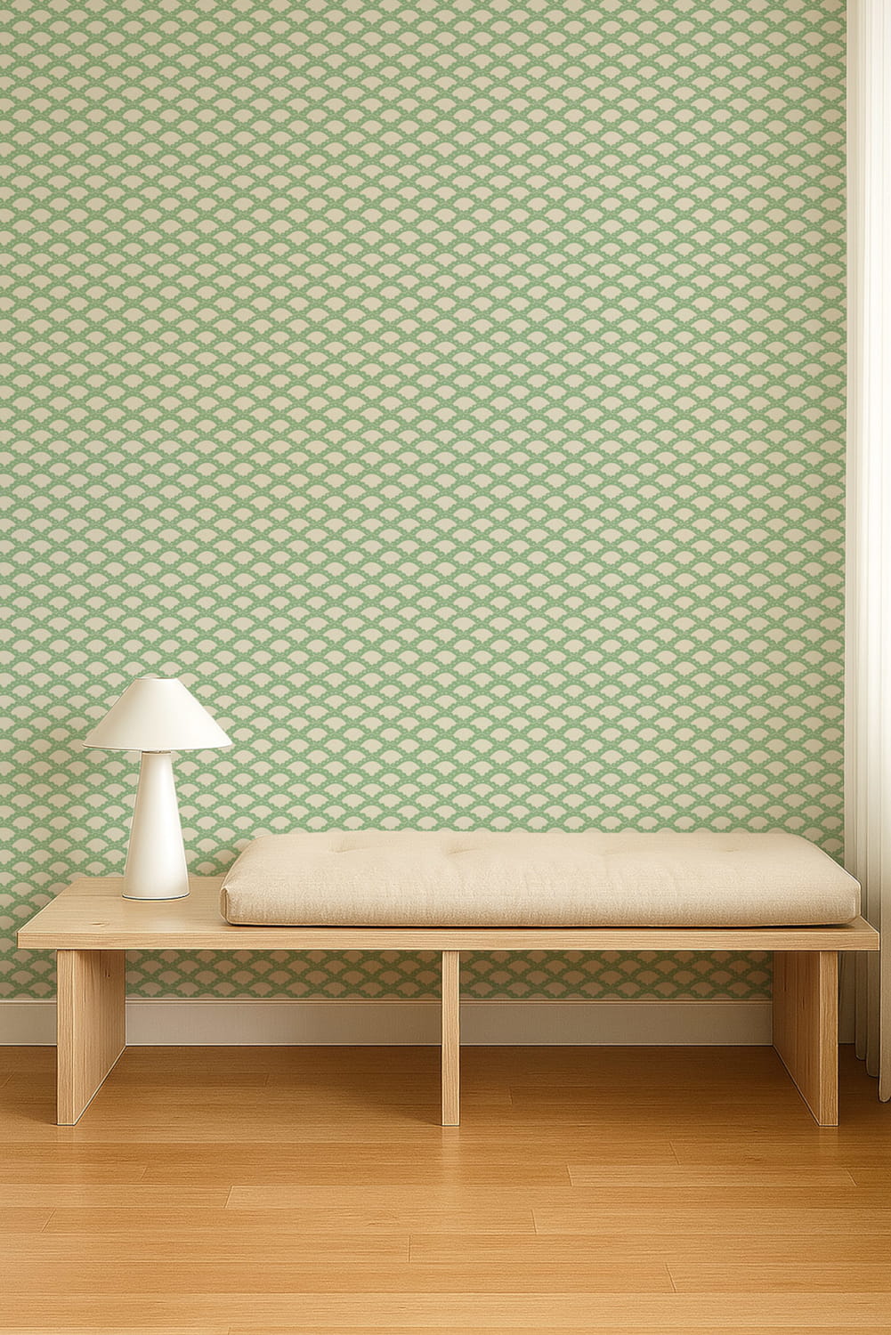 Tapete Scallop Frill - Jade
