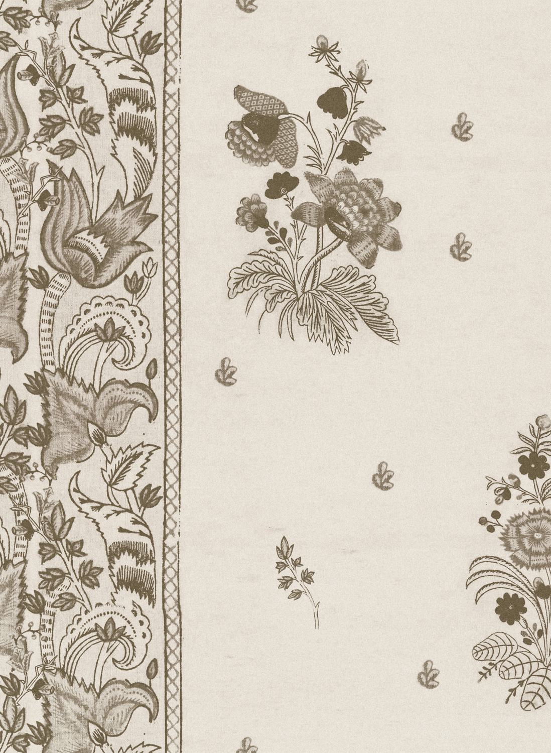 Tapete Korond Floral - Dune/ Taupe