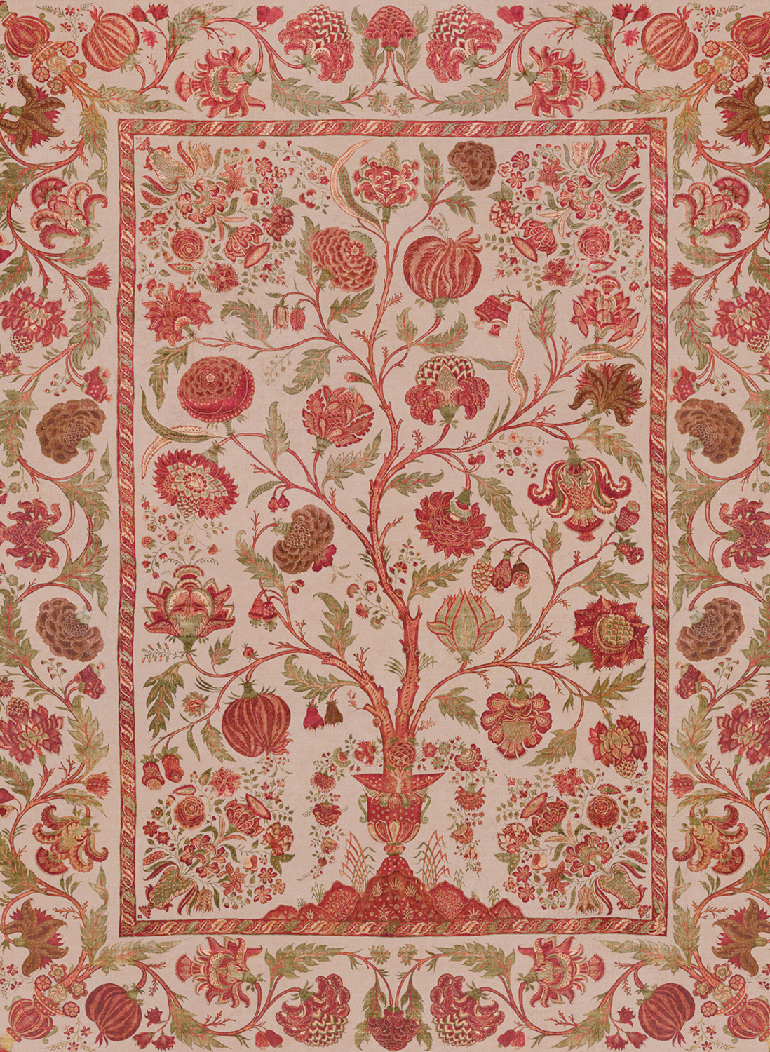 Wandbild Tree of Life - Red