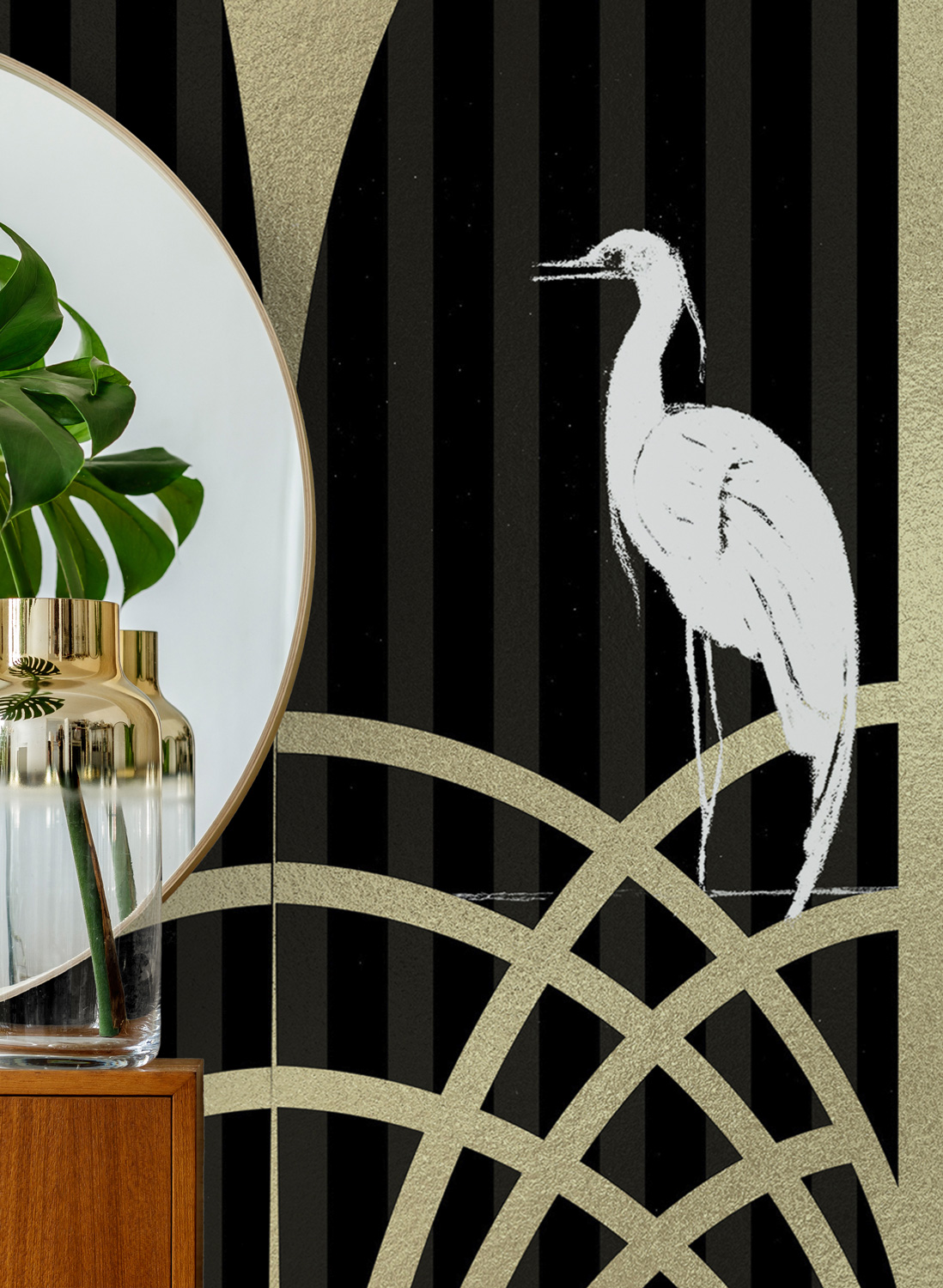Wandbild Tassel Metallics