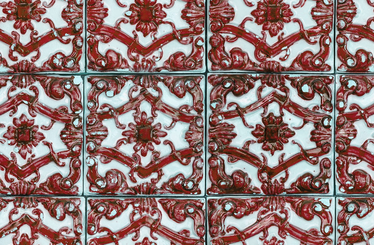Tapete Artisan Tiles - Indian Red