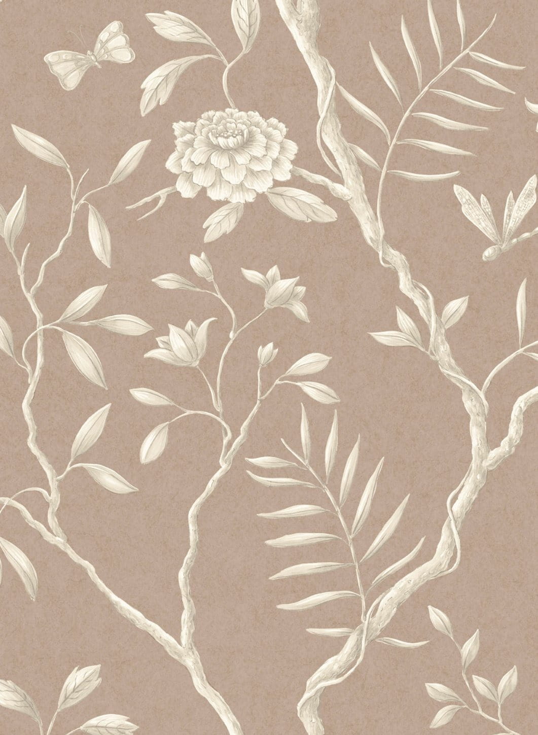 Wallpaper Jasper Peony - Cocoa Rose