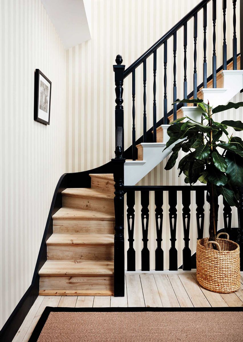 Tapete Regatta Stripe - Stone & Parchment