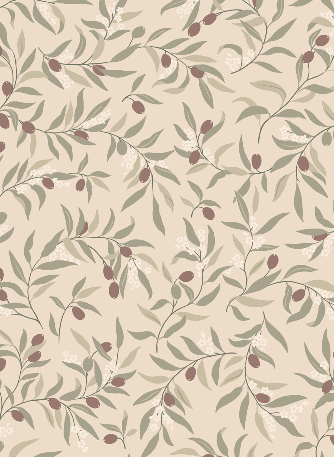 Tapete Olivia - Burgundy