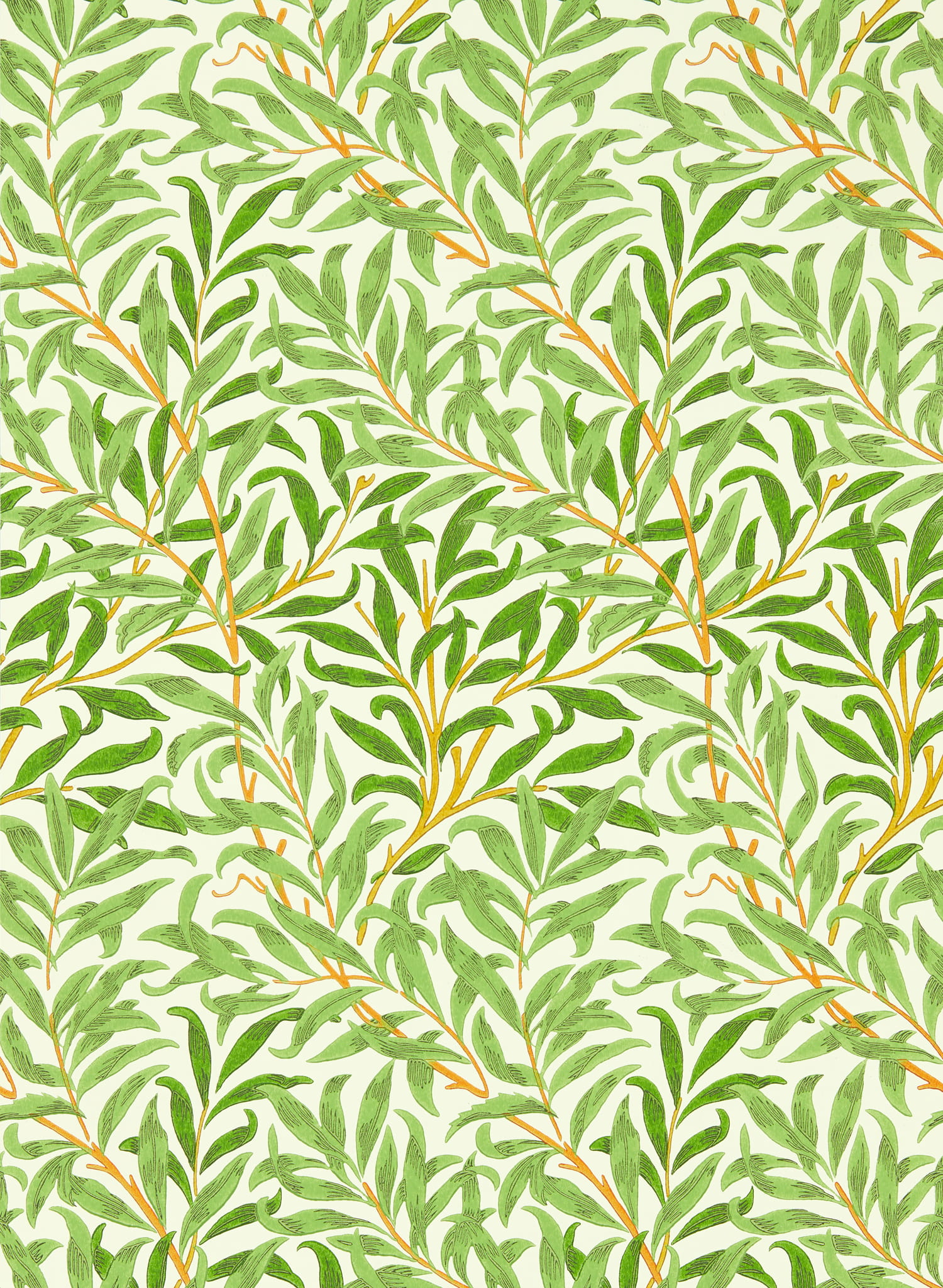 Tapete Willow Bough - Leaf Green