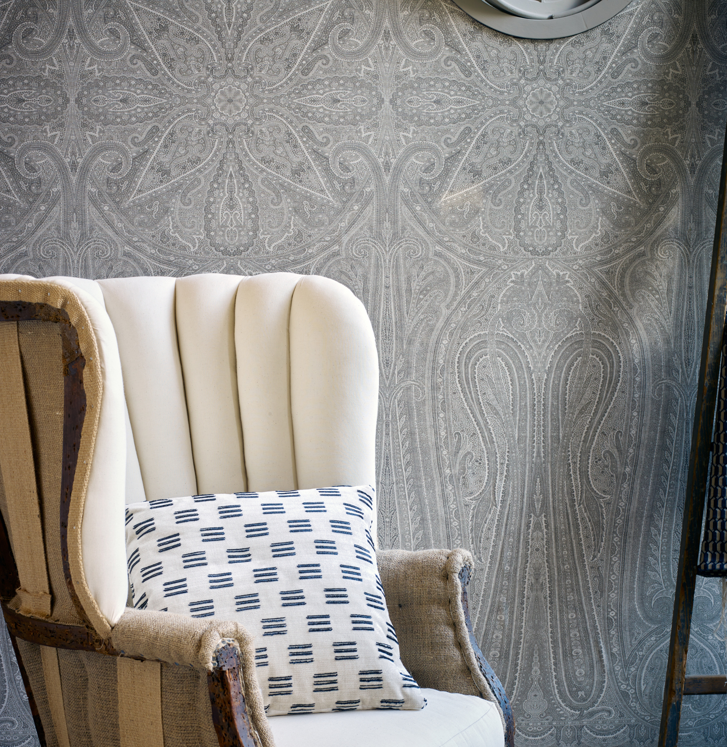 Tapete Grand Paisley - Silver