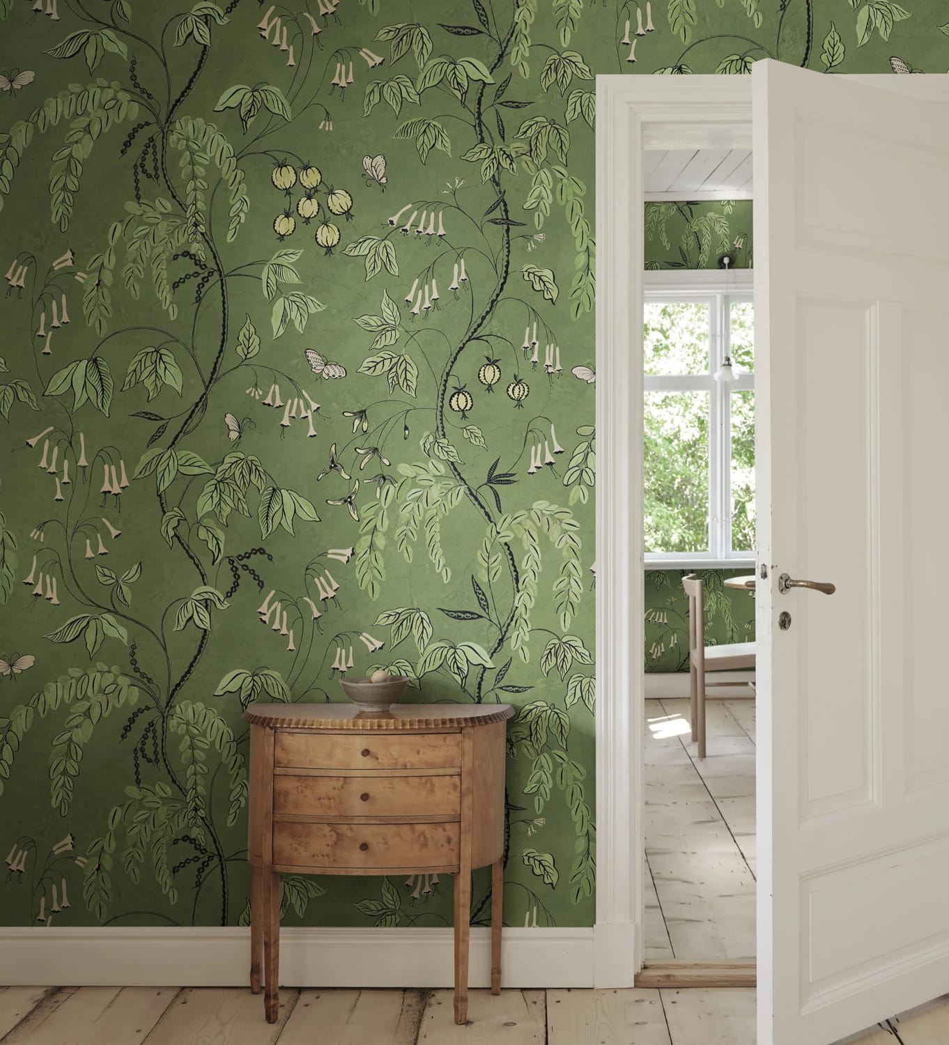 Wandbild Ottilia - green