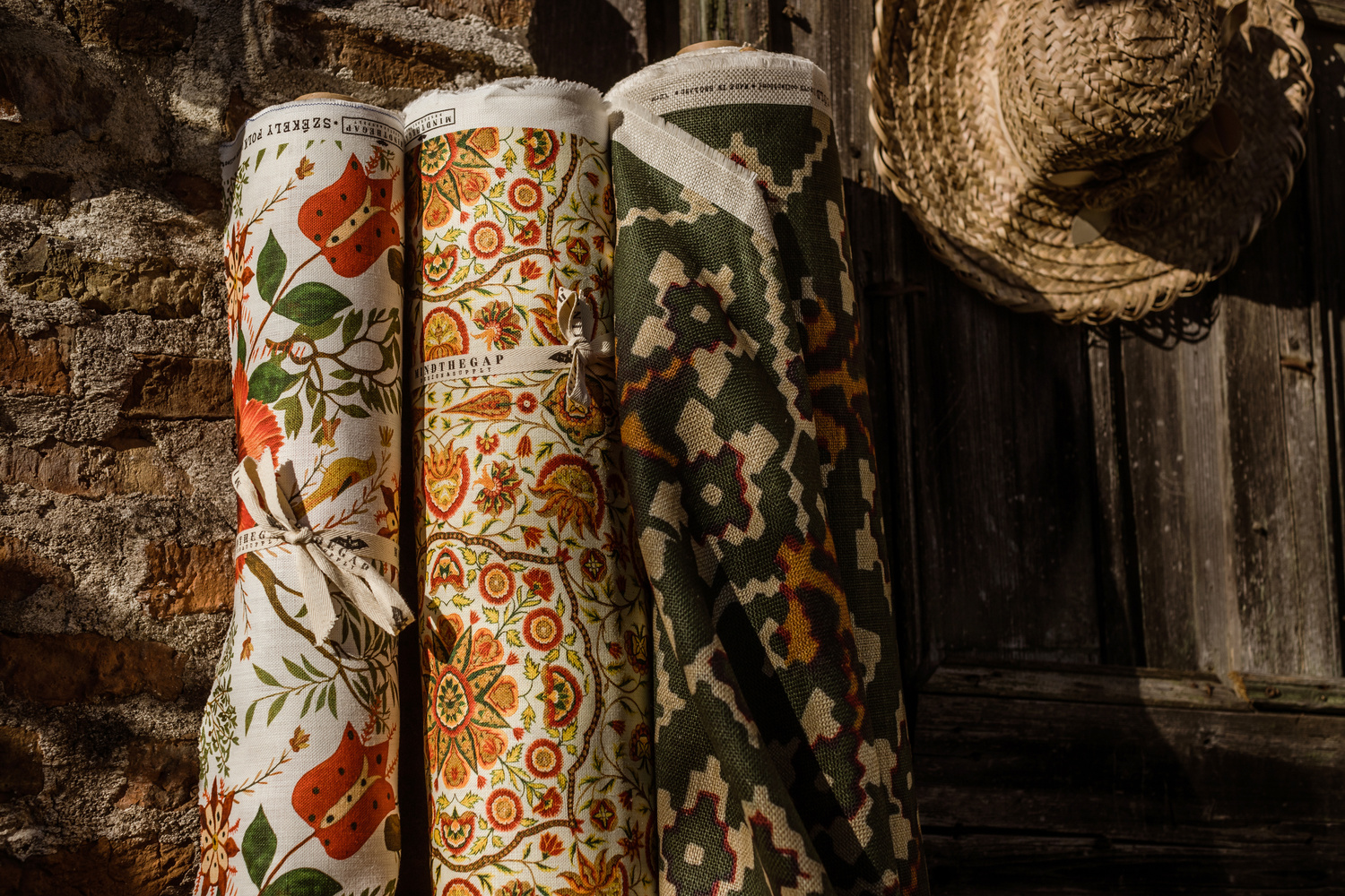 Stoff Szekely Folk - Linen - FB00040