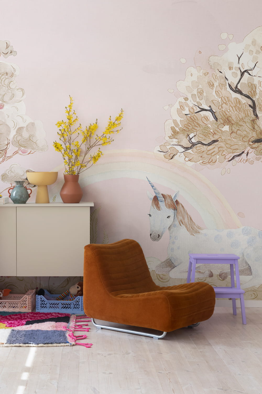 Wandbild Unicorn Dream - Bubblegum