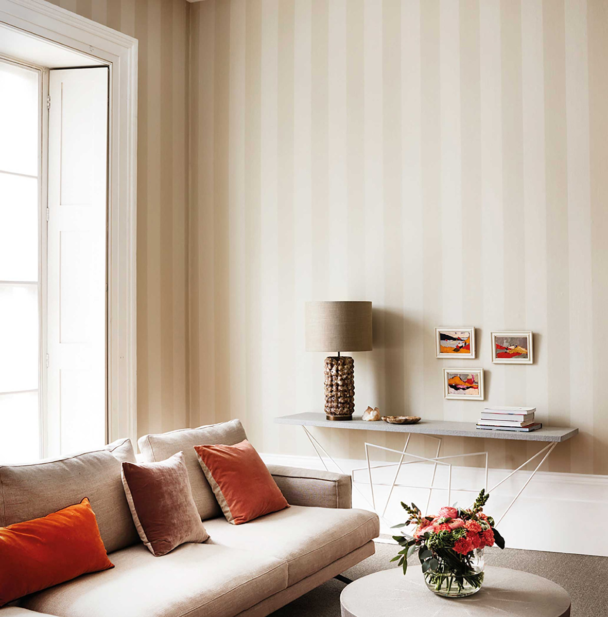 Tapete Jaspe Stripe - Parchment