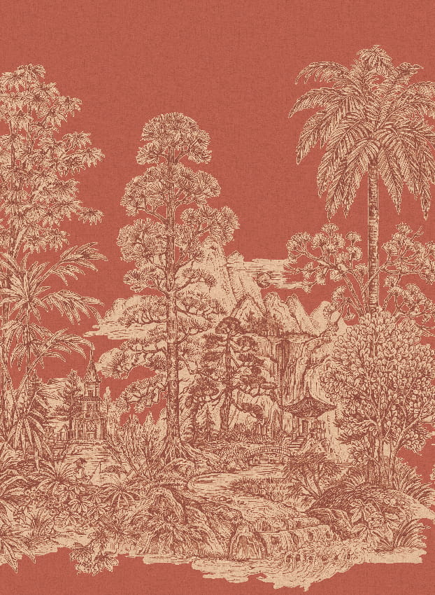 Wandbild Mandalay - Coral Panel 6
