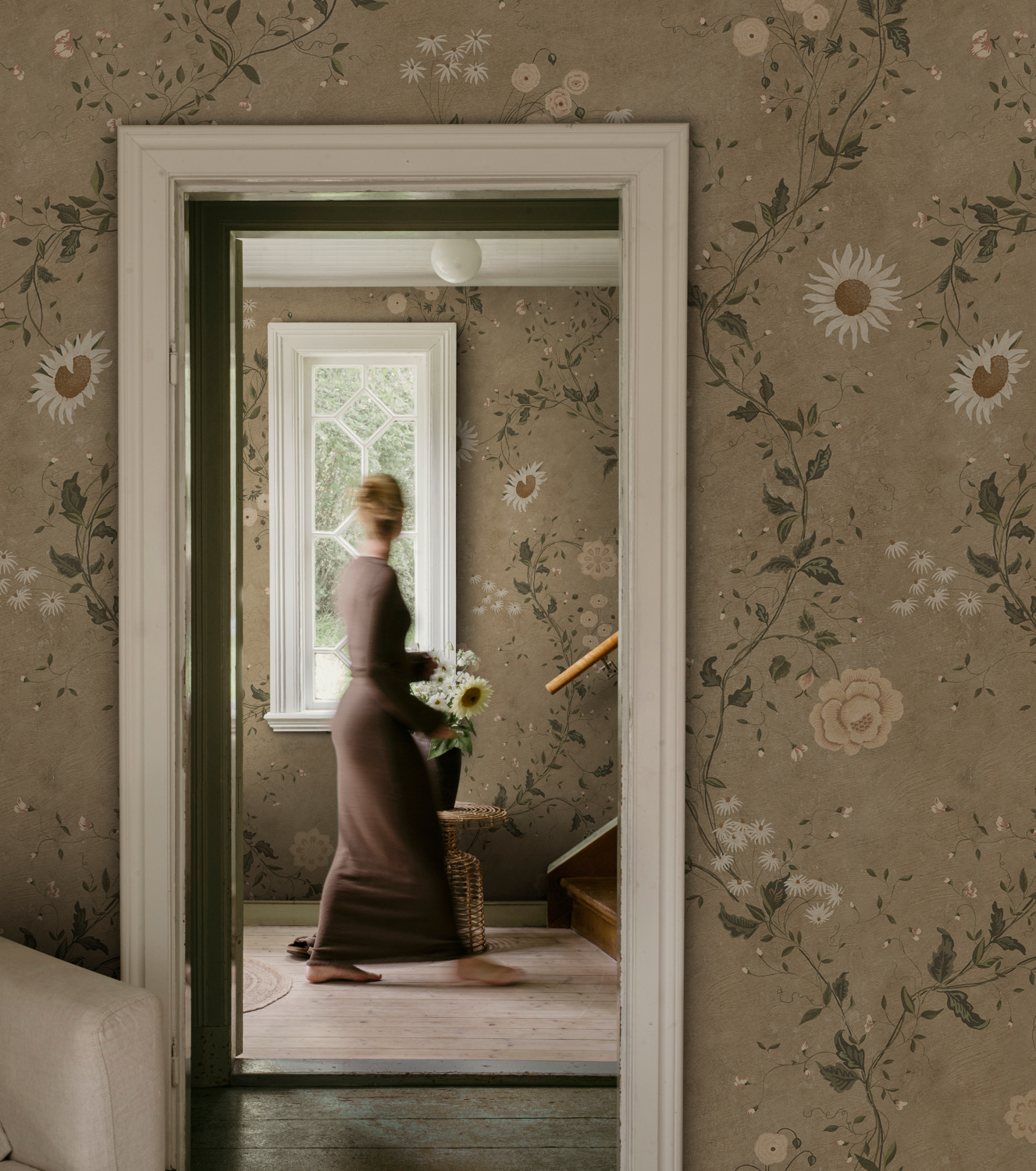 Wandbild Inger - Brown