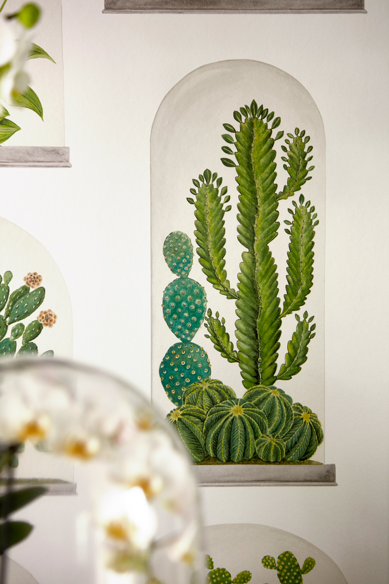 Tapete Terrariums - Chalk/ Green