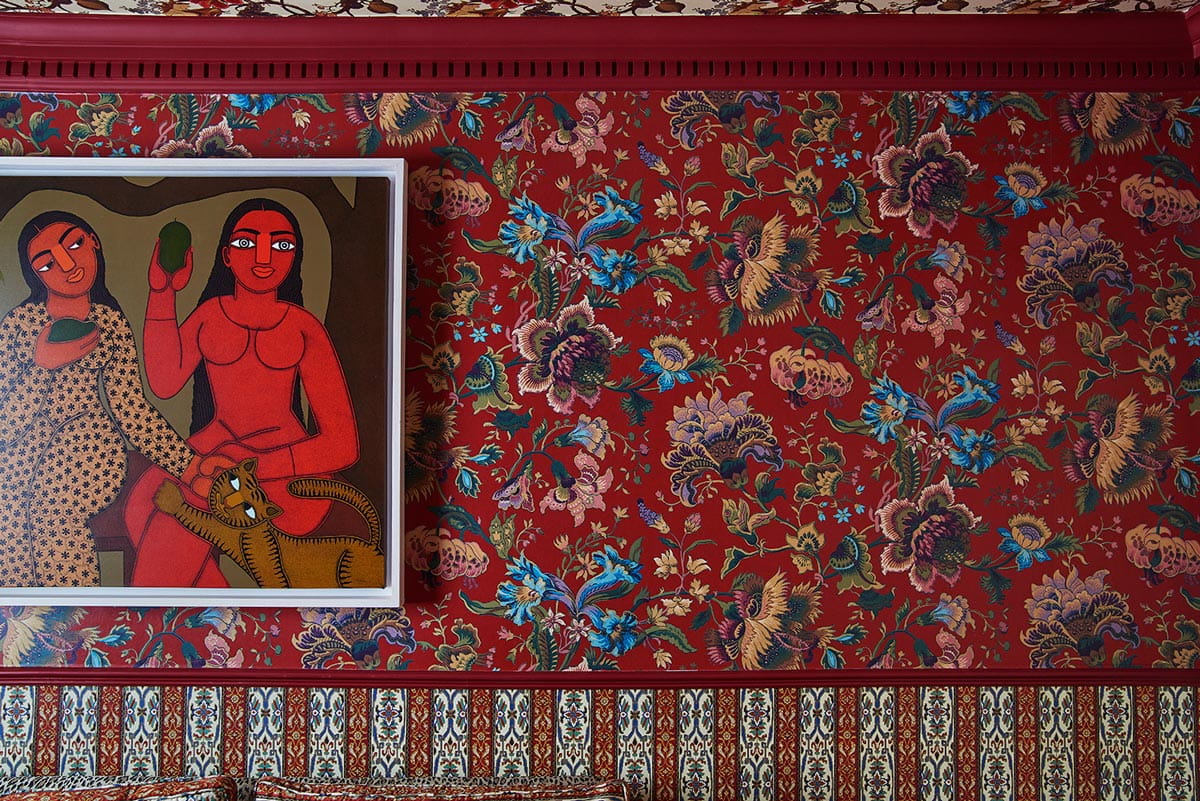 Papier peint Majorelle - Henna