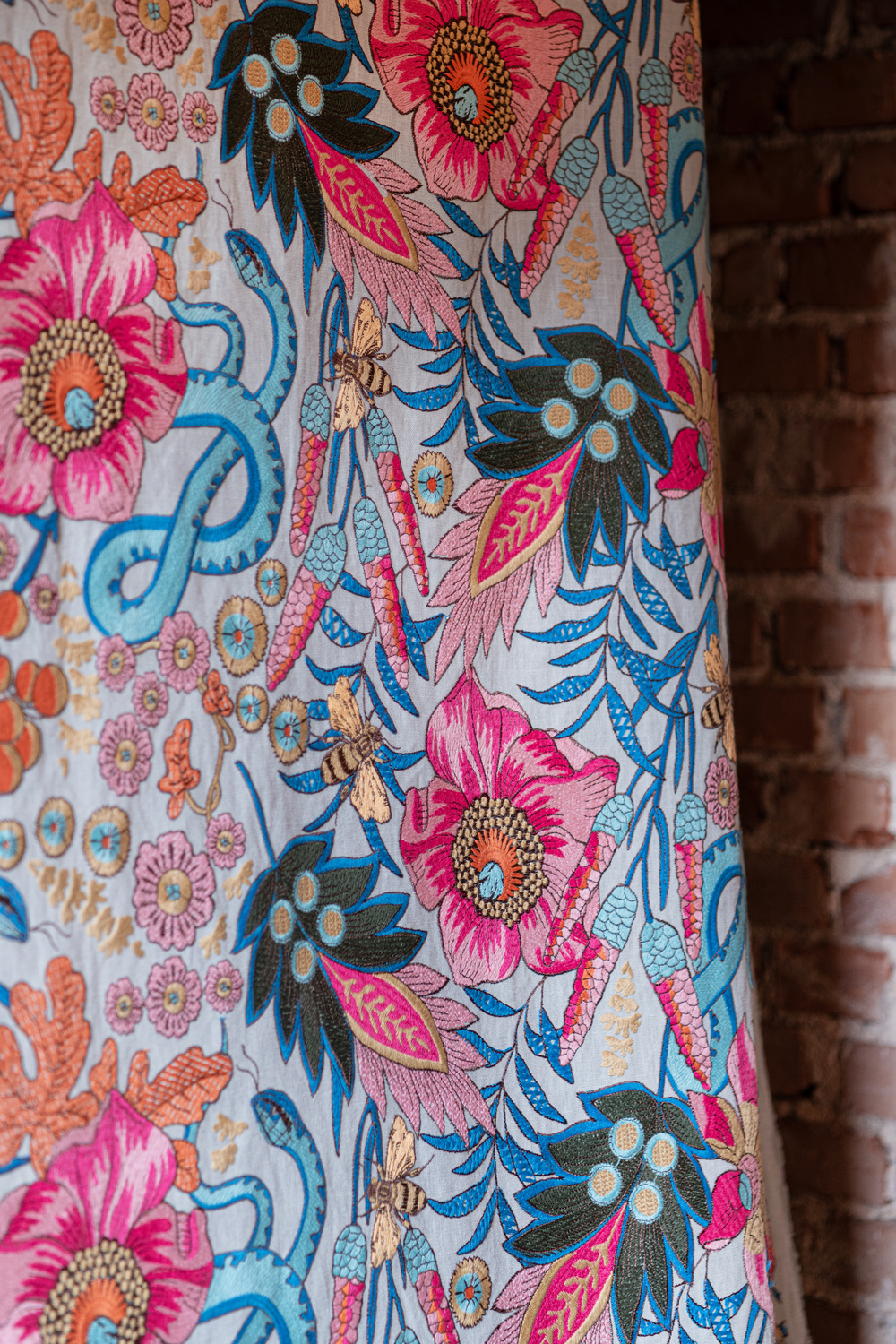Tissu Giardino Segreto - Embroidered - FB00148