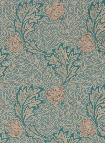 Tapete Apple - Indigo Antique