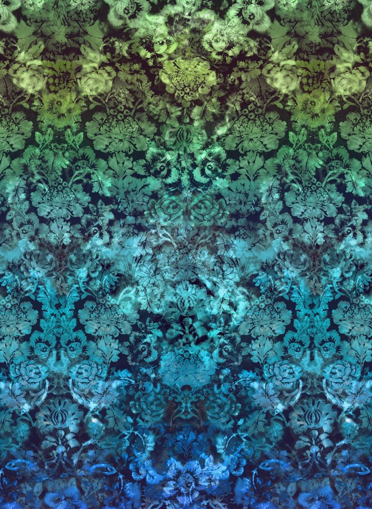 Wandbild Tarbana Damask - Midnight