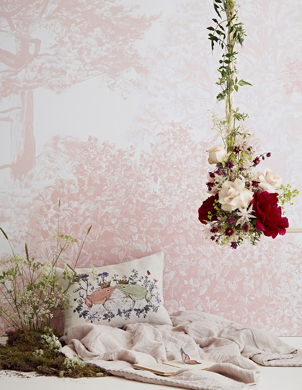 Wandbild Hua Trees - Pink
