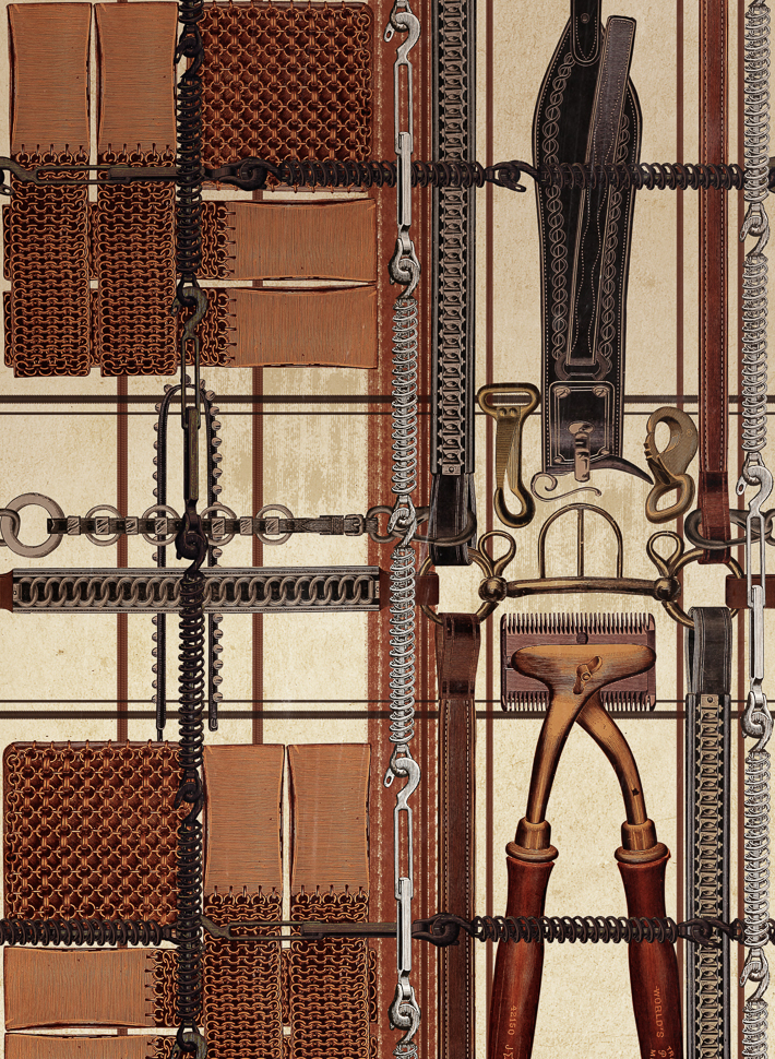 Tapete Harnessmakers Atelier - Brown