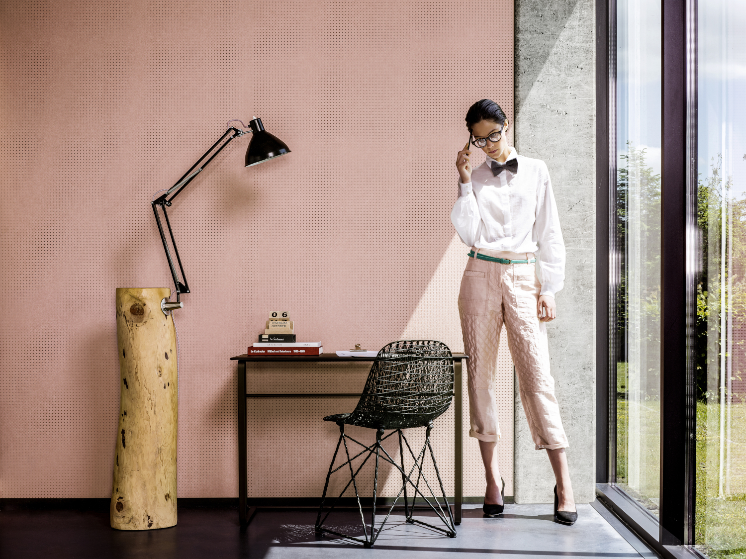 Tapete Dots - 31026 - Bright Pink