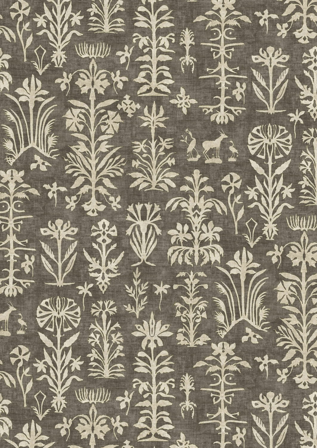 Tapete Papyrus - Nero