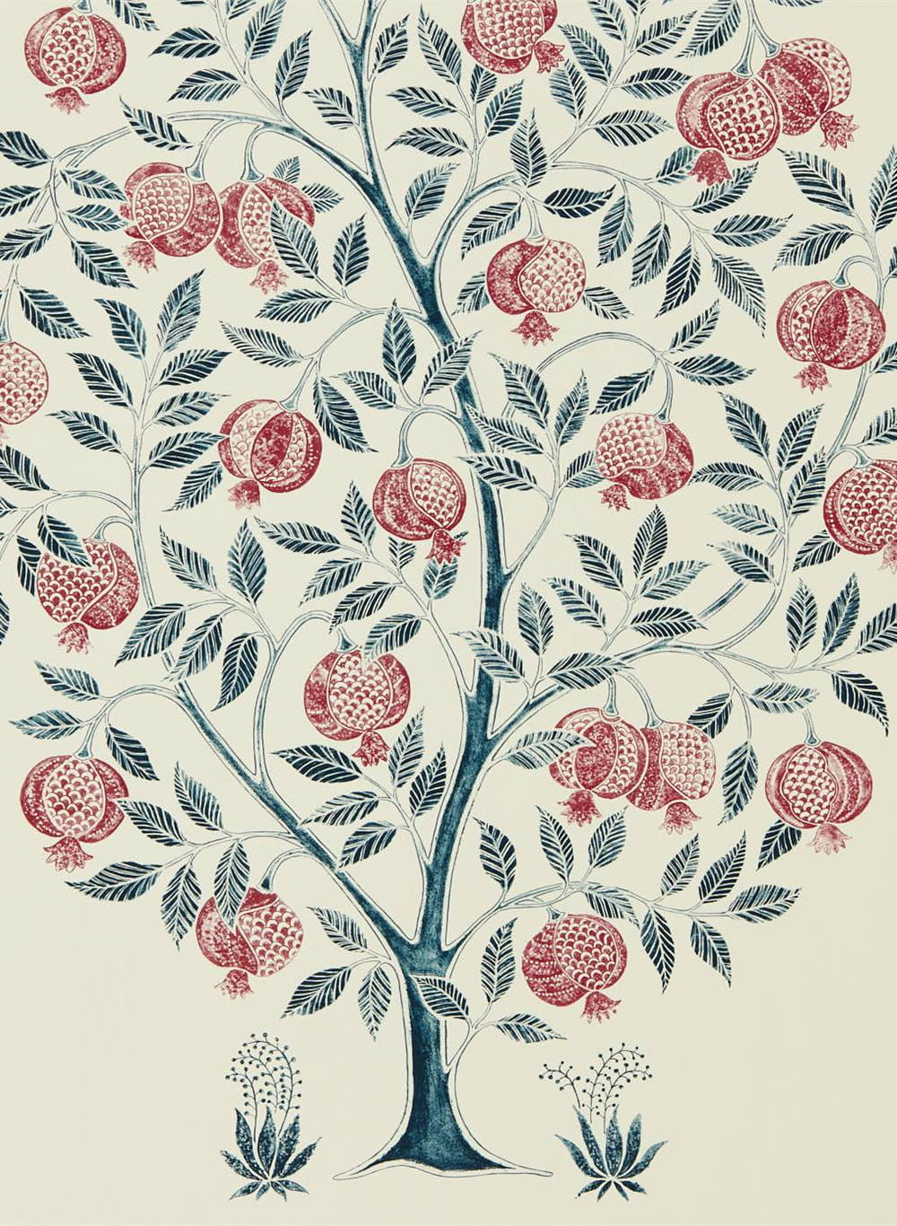 Tapete Anaar Tree - Annato/ Blueberry