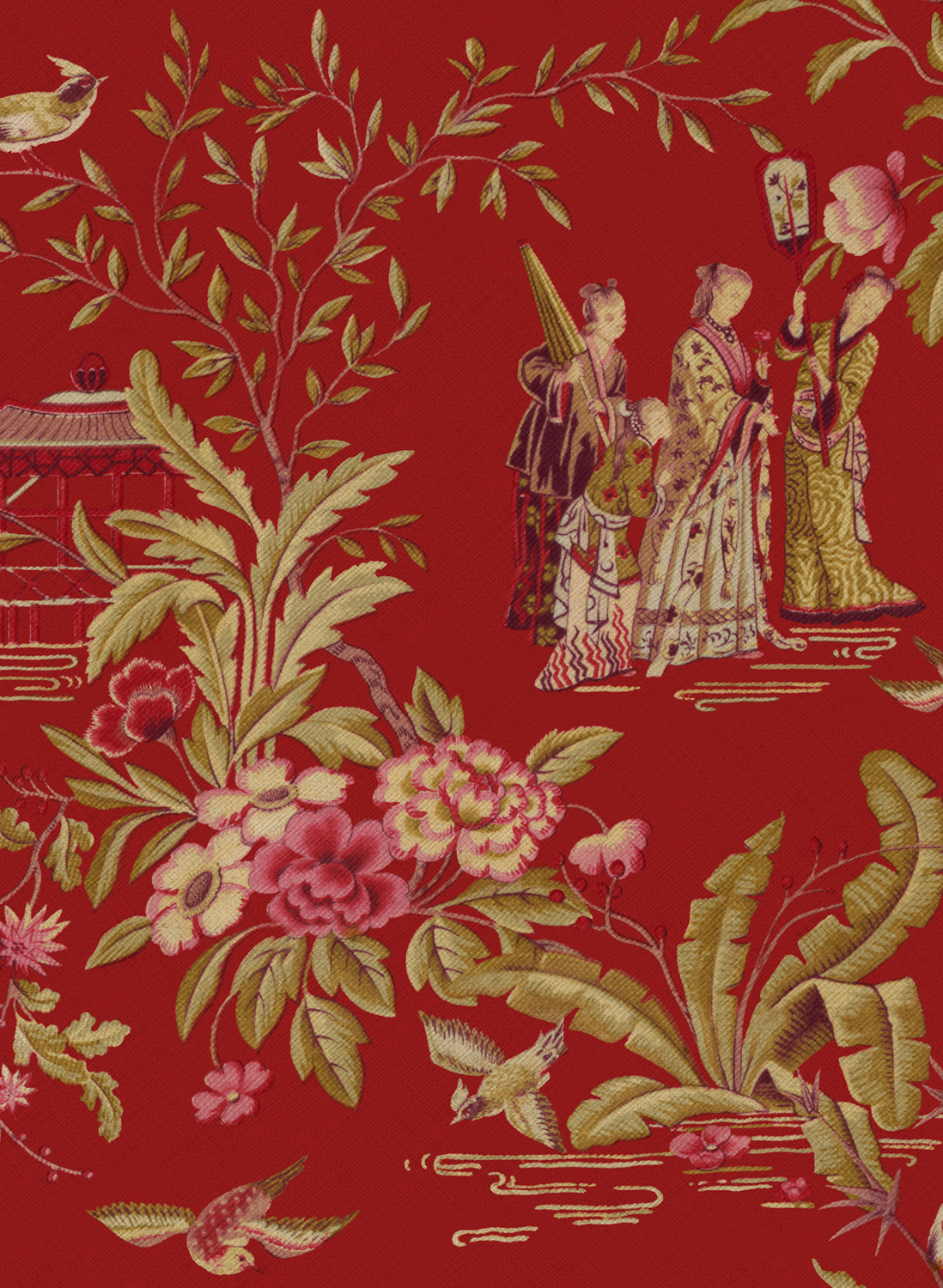 Tapete Tang Walk - Ruby