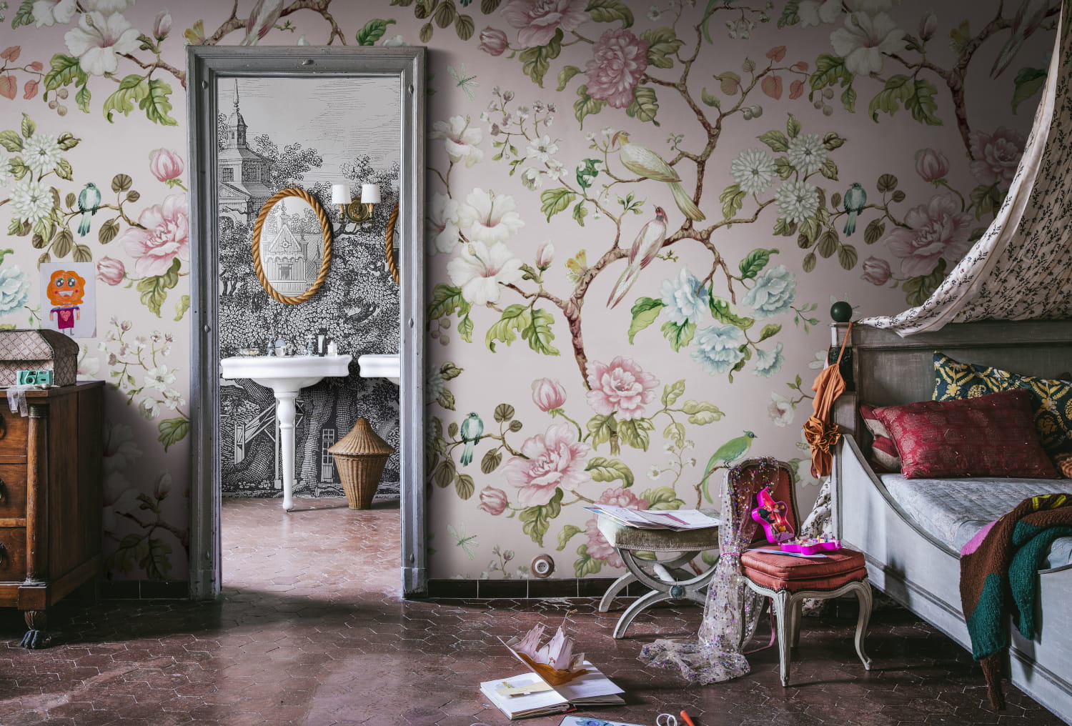 Wandbild Grandiflora - Soft Pink