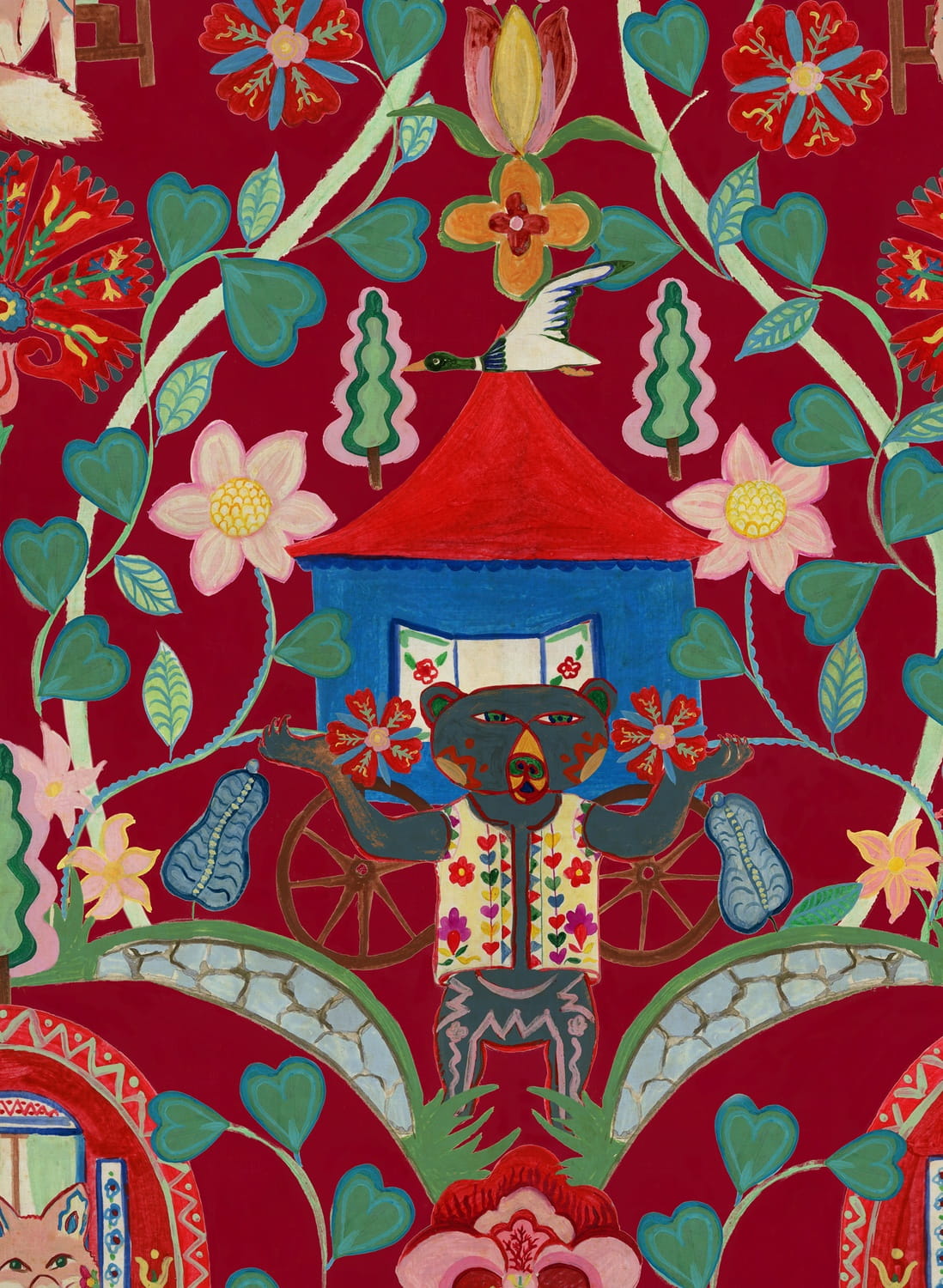Tapete Gypsy Fairytale - Ruby