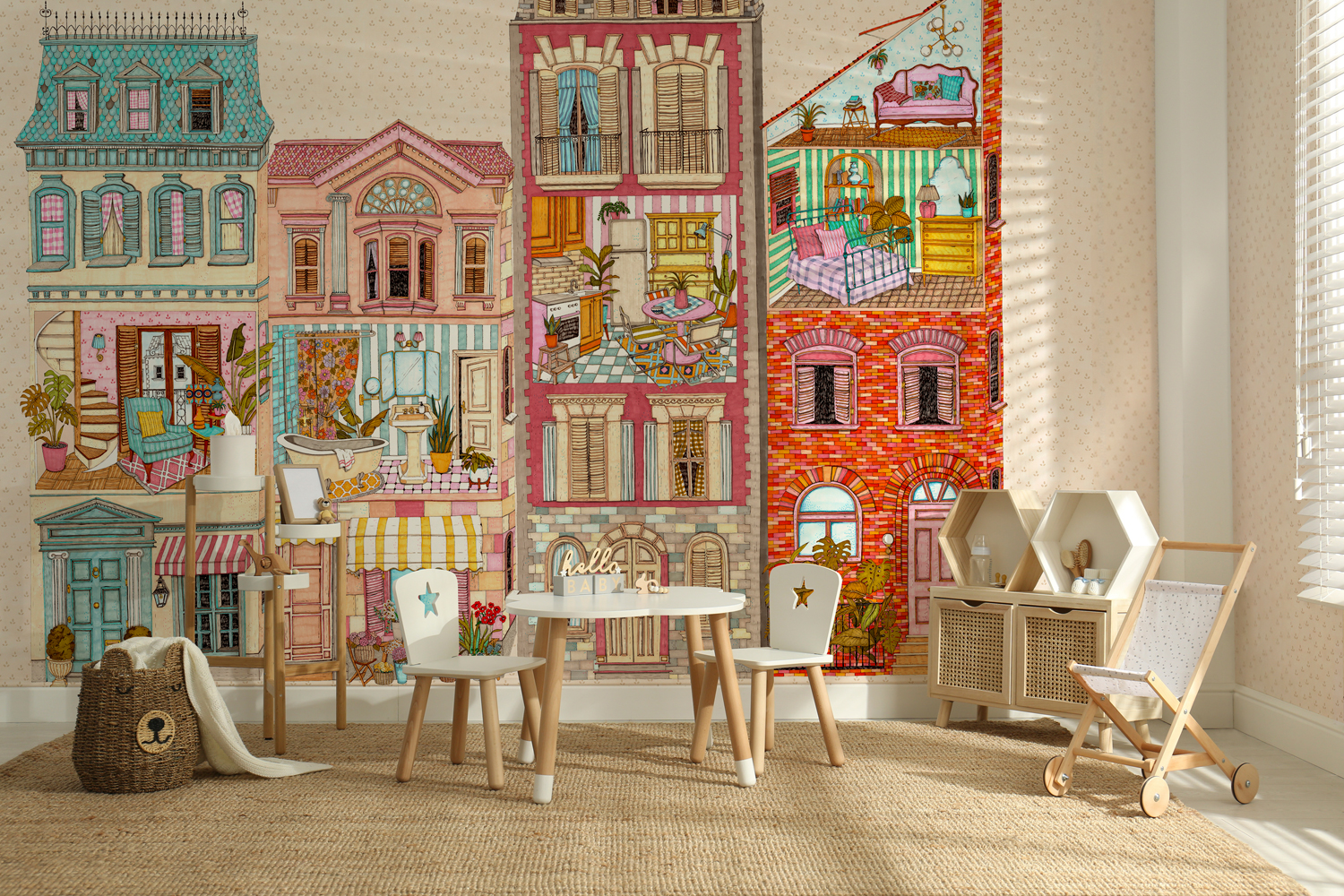 Wandbild Dolls House - Cream