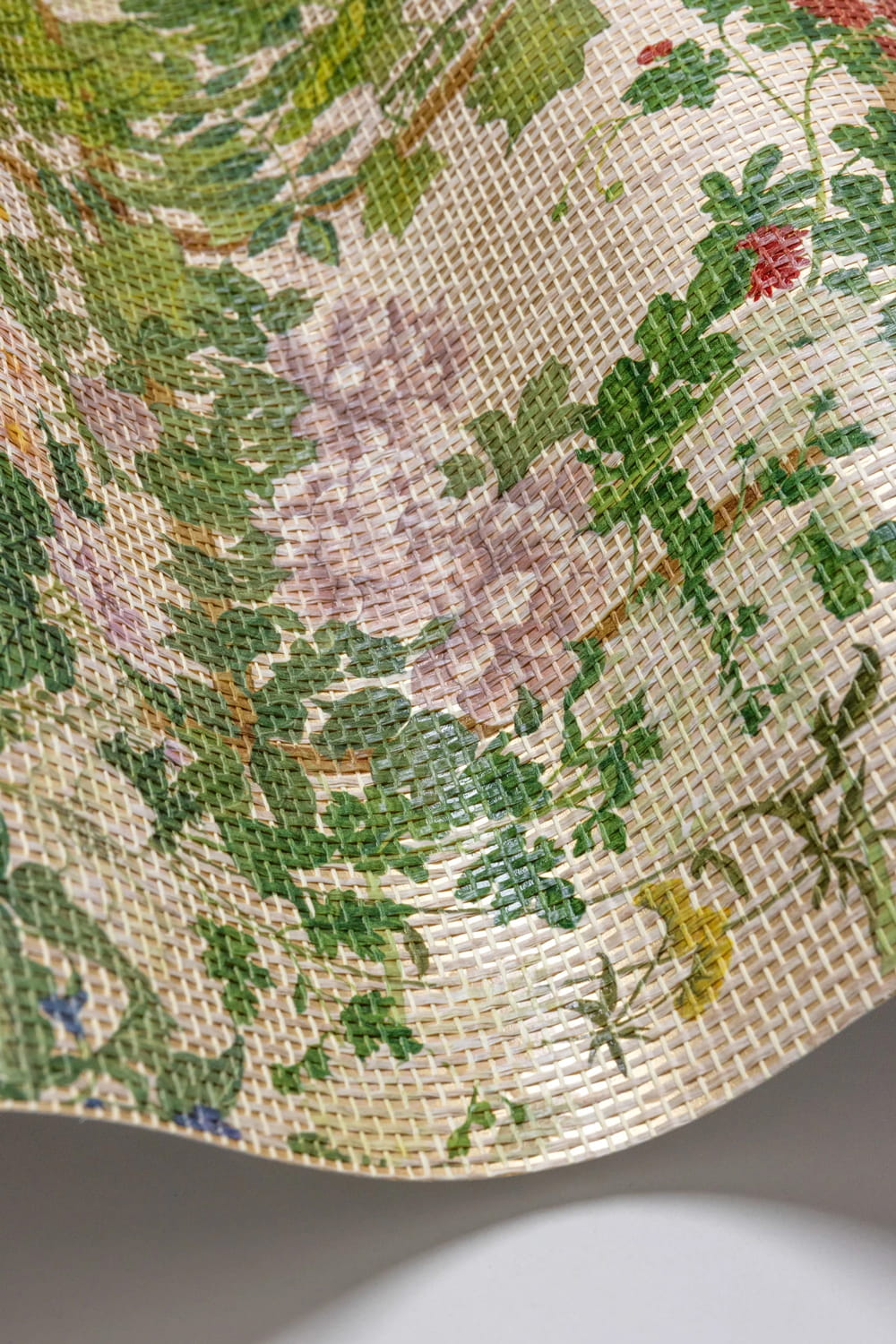 Tapete Scenic Flora - Japanese Paperweave - Gold