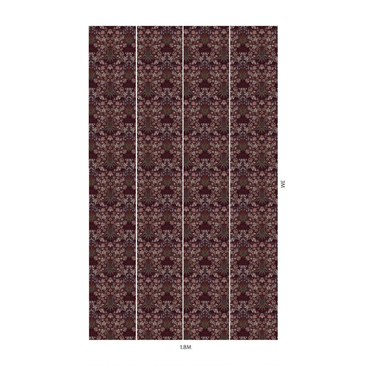 Wallpaper Hyacinth - Mulberry