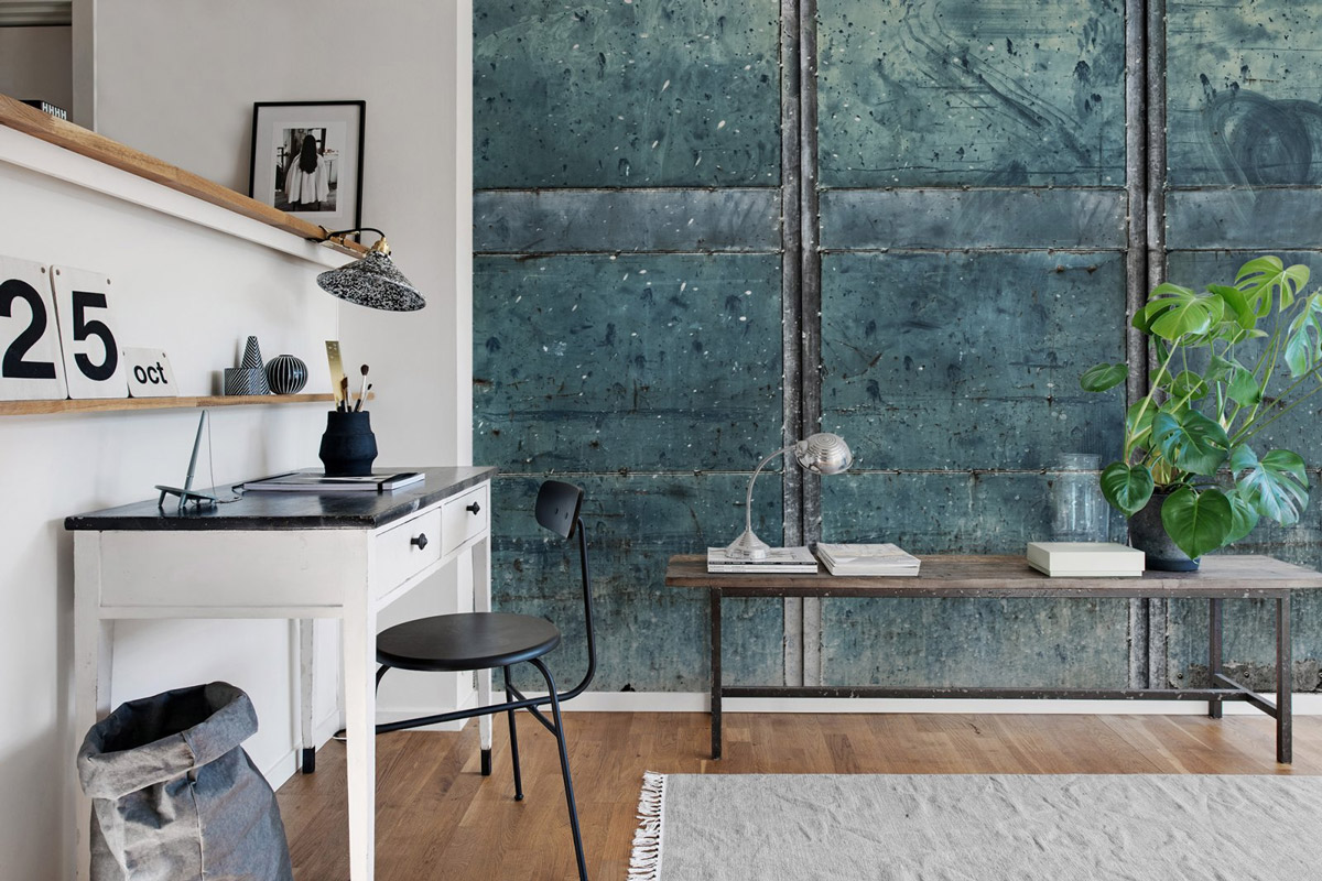 Wandbild Metal Gradient