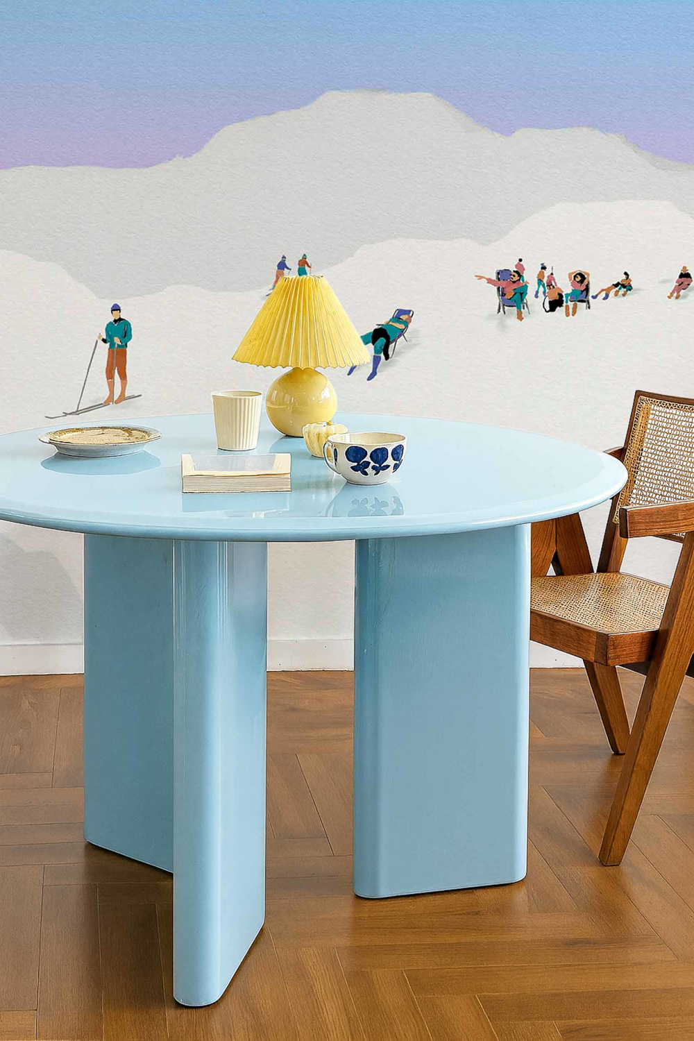 Wandbild Apreski - Cobalt