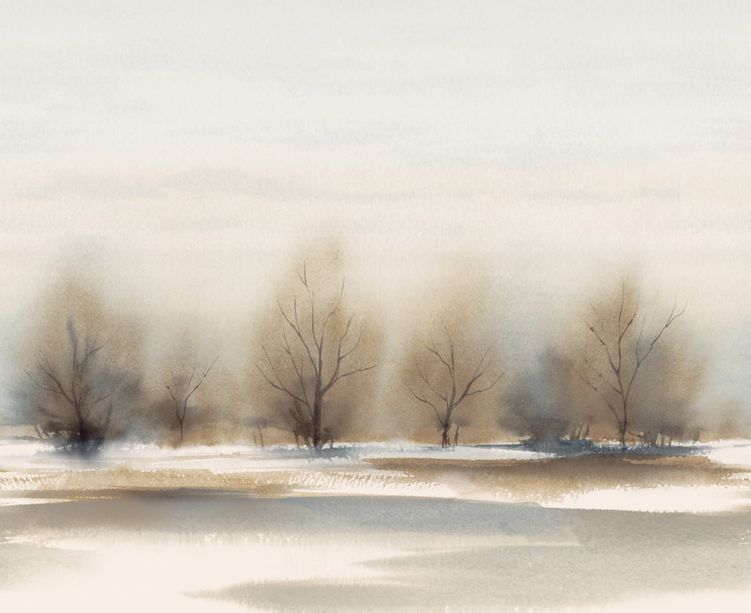 Wandbild Watercolour Landscape - 9481W