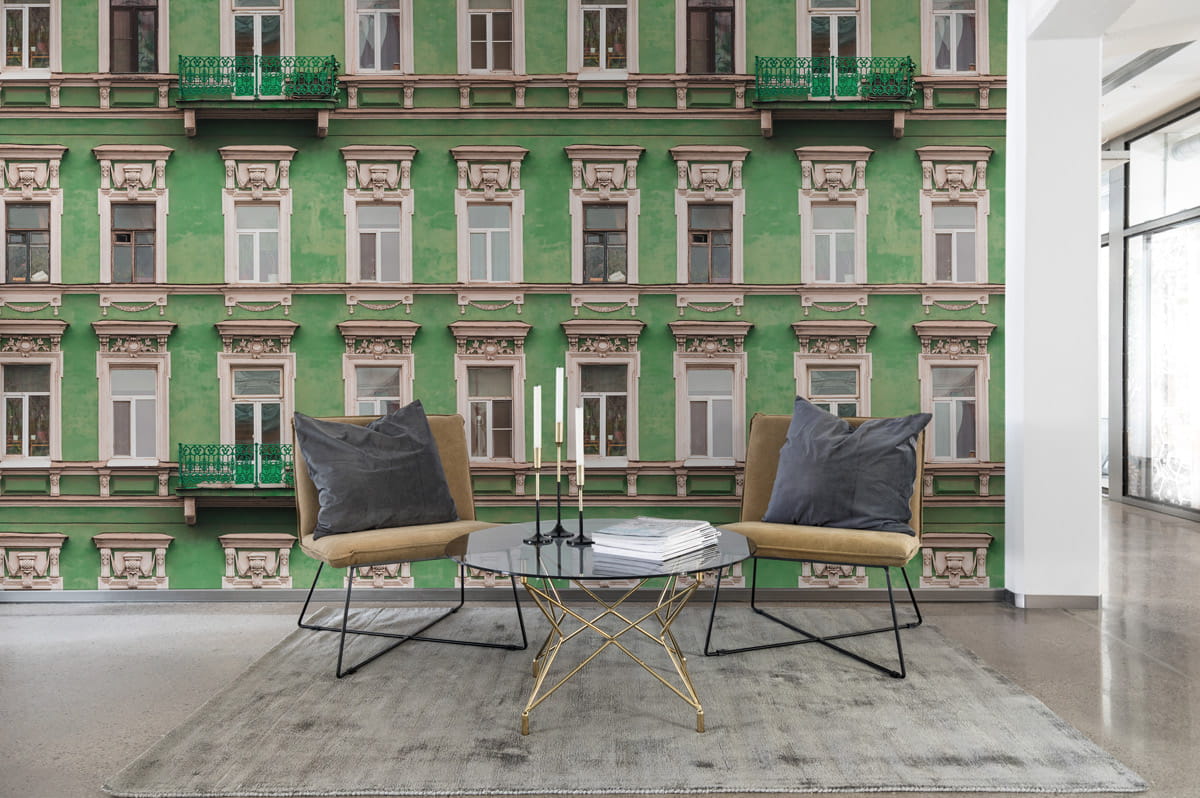 Wandbild Strada - Verde