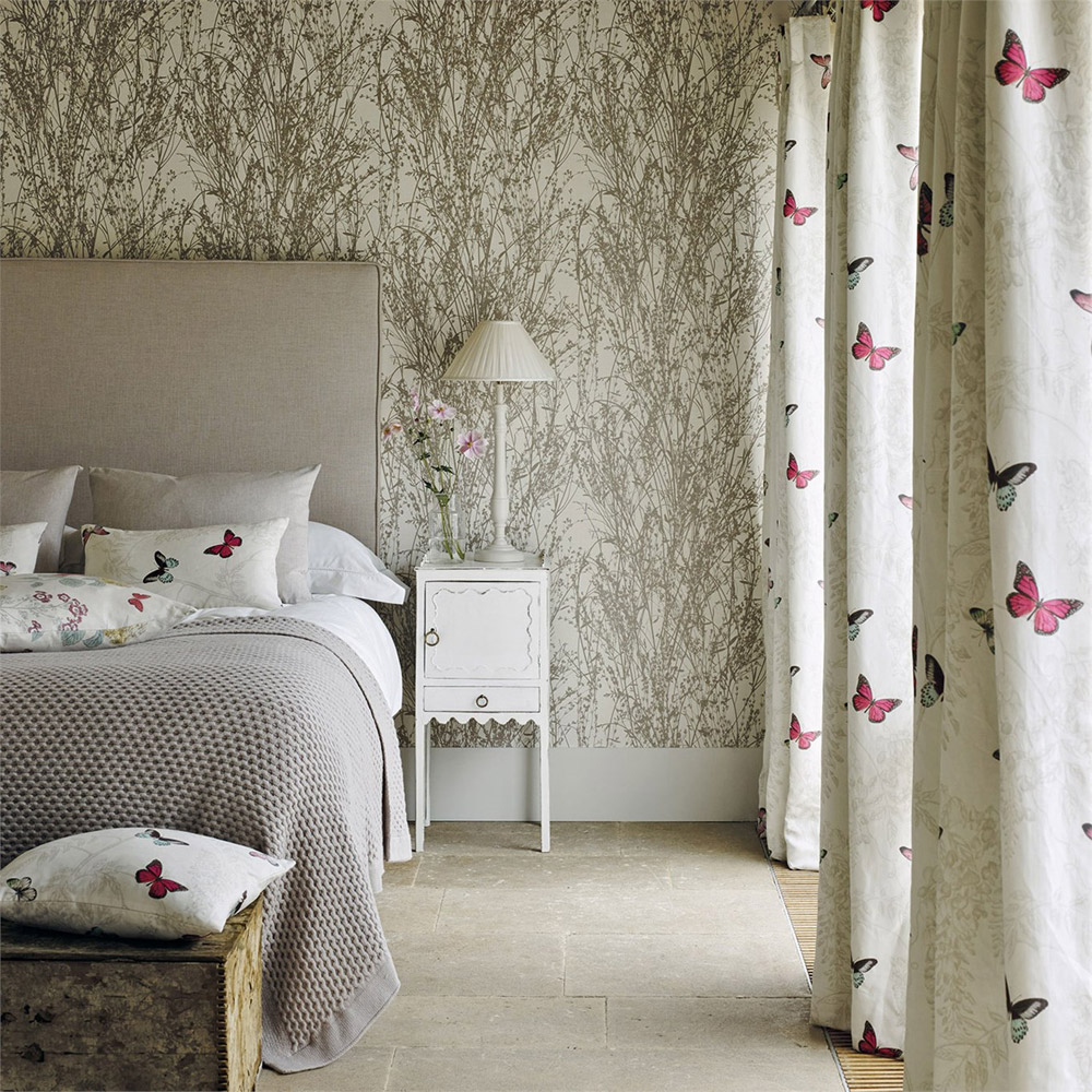 Tapete Meadow Canvas - Gilver/ Linen