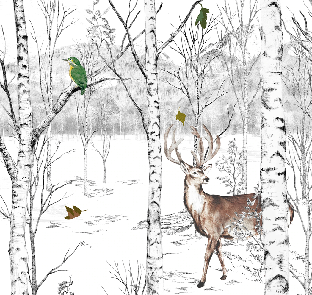 Wandbild Nunavut Natural - Panel C Stag