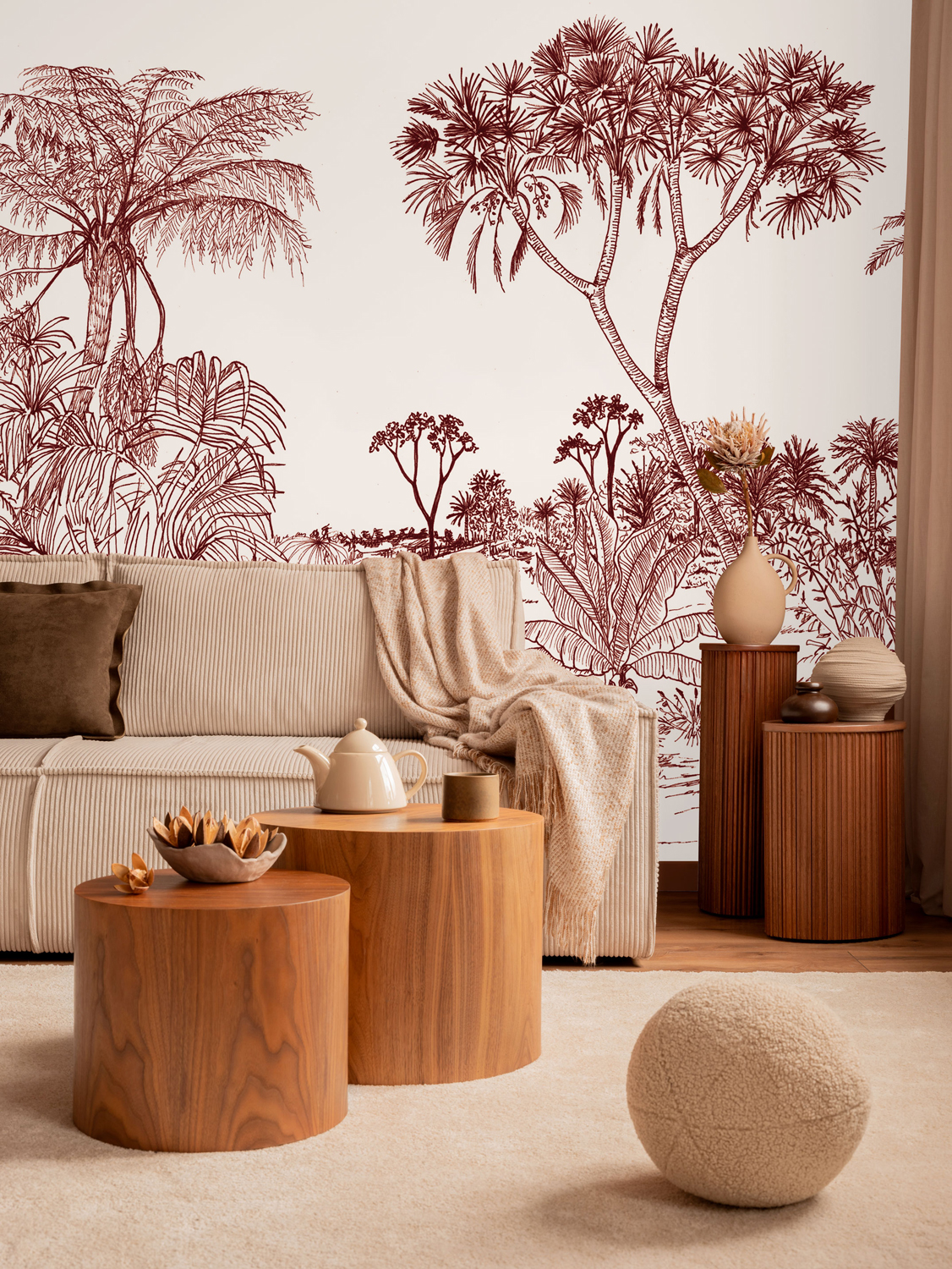Wandbild Savane - Tonka
