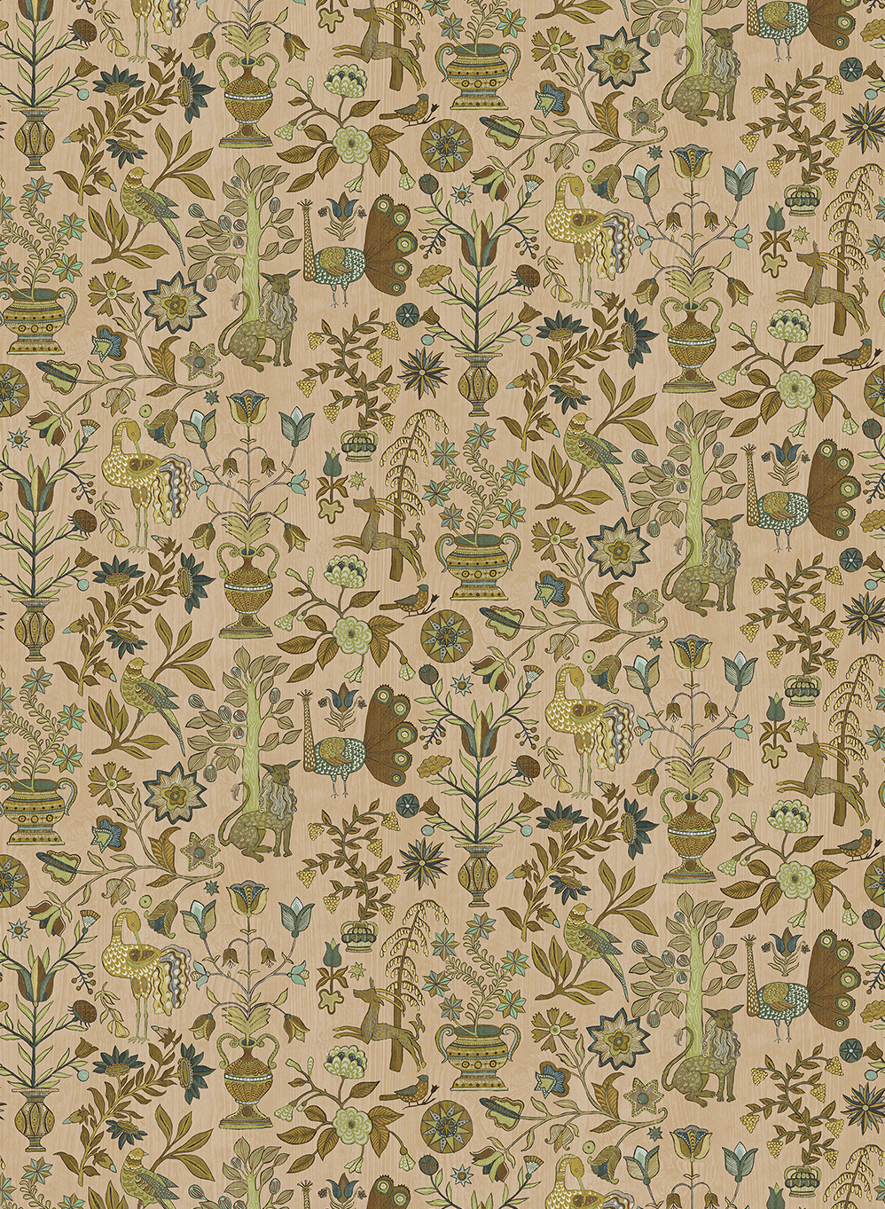 Tapete Fable Garden - Plaster Pink