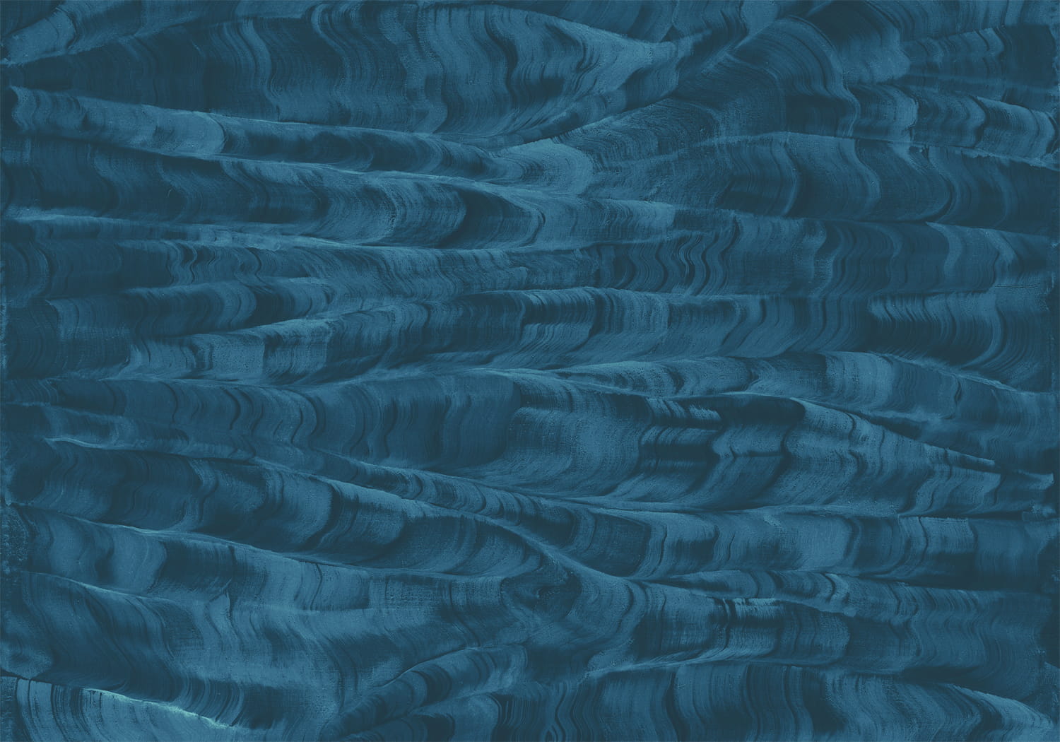 Wandbild Sand Waves - Sapphire